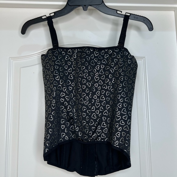 NWT Limited Edition Black W/ Silver Hearts Colombian Waist trainer - Picture 7 of 7